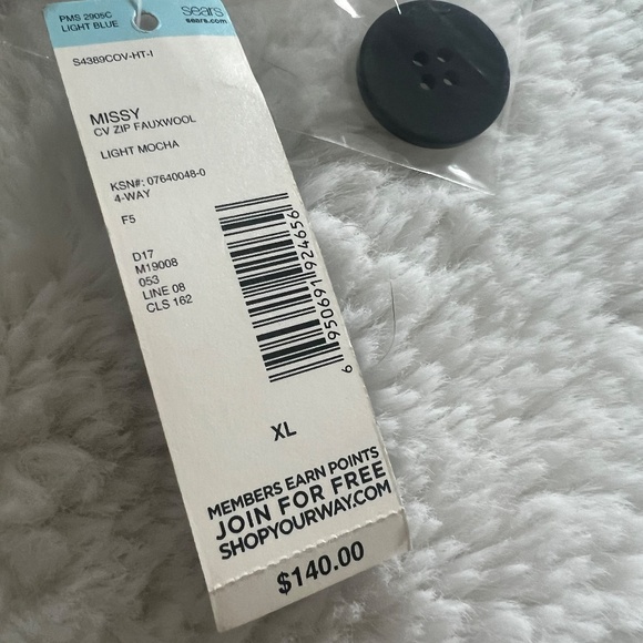 New Covington peacoat XL - Picture 4 of 5